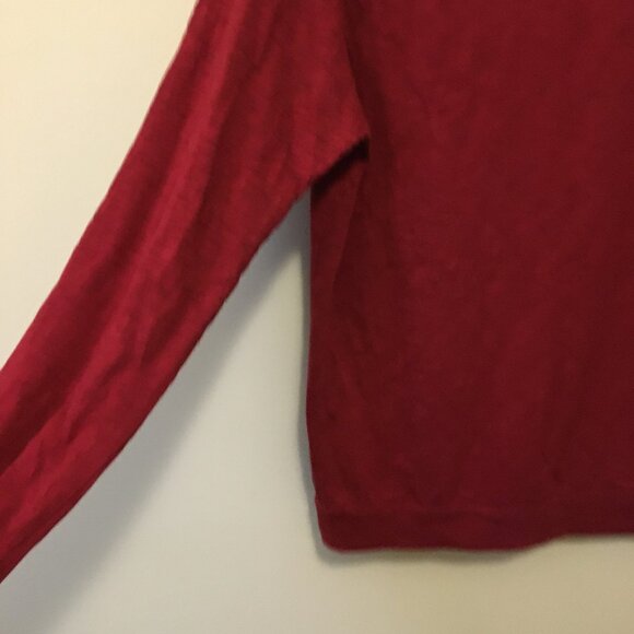 Iconic Disney Mickey Mouse Zebra Print Sequin Crimson Pullover - Picture 5 of 15